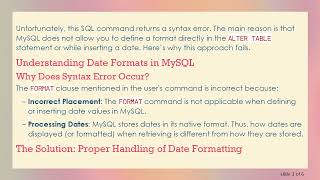 Inserting Date in MySQL: Mastering the 'DD-MM-YYYY' Format