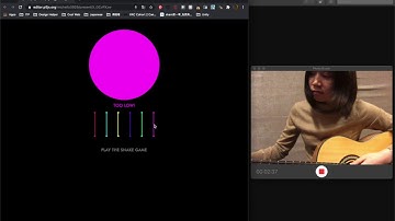[ML5JS] Guitar Tuner + Snake Game w/ PitchDetection