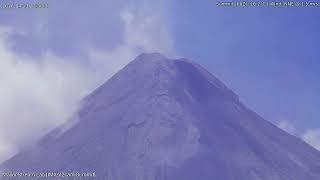 Mayon Volcano Timelapse Daytime Crater Cam - April 23, 2026