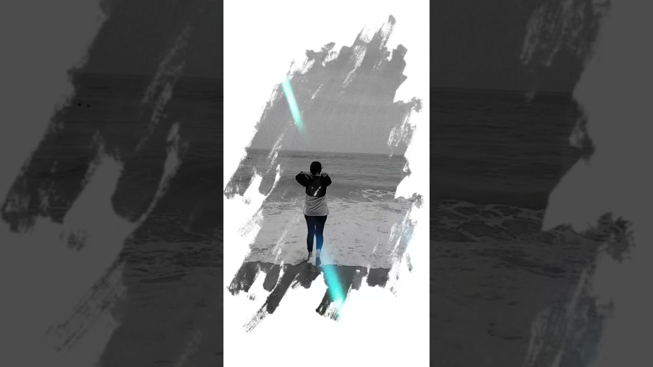 Waves 🌊 Took Her Worries, But Not Her Pain 😔#sadgirl #beachvibes #lonely #trendingshorts #viral