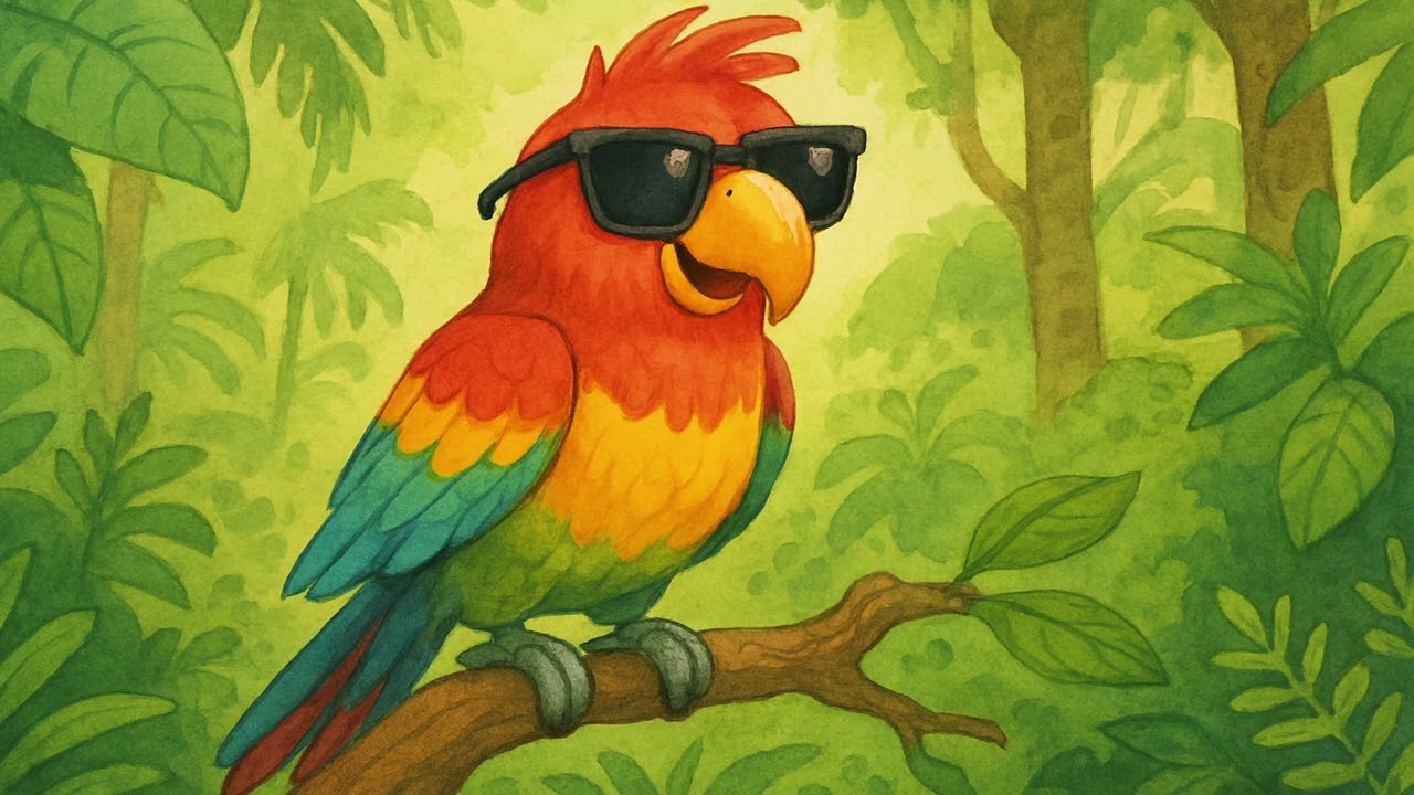 Pico, der Papagei 🦜🎶 – Fröhliches Kinderlied aus dem Dschungel zum Mitsingen & Tanzen