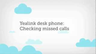 Cloud PBX How To: Checking Missed Calls on Yealink Handset.mp4