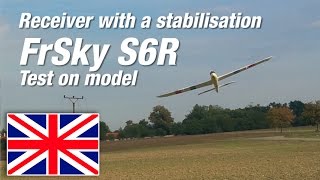 Receiver with stabilisation FrSky S6R - Test in model