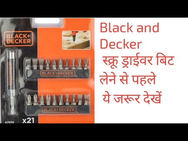 BLACK+DECKER Drill Bit Set / Screwdriver Set, 50-Piece (719455)