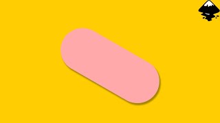 How to connect two circles to create a pill shape in Inkscape