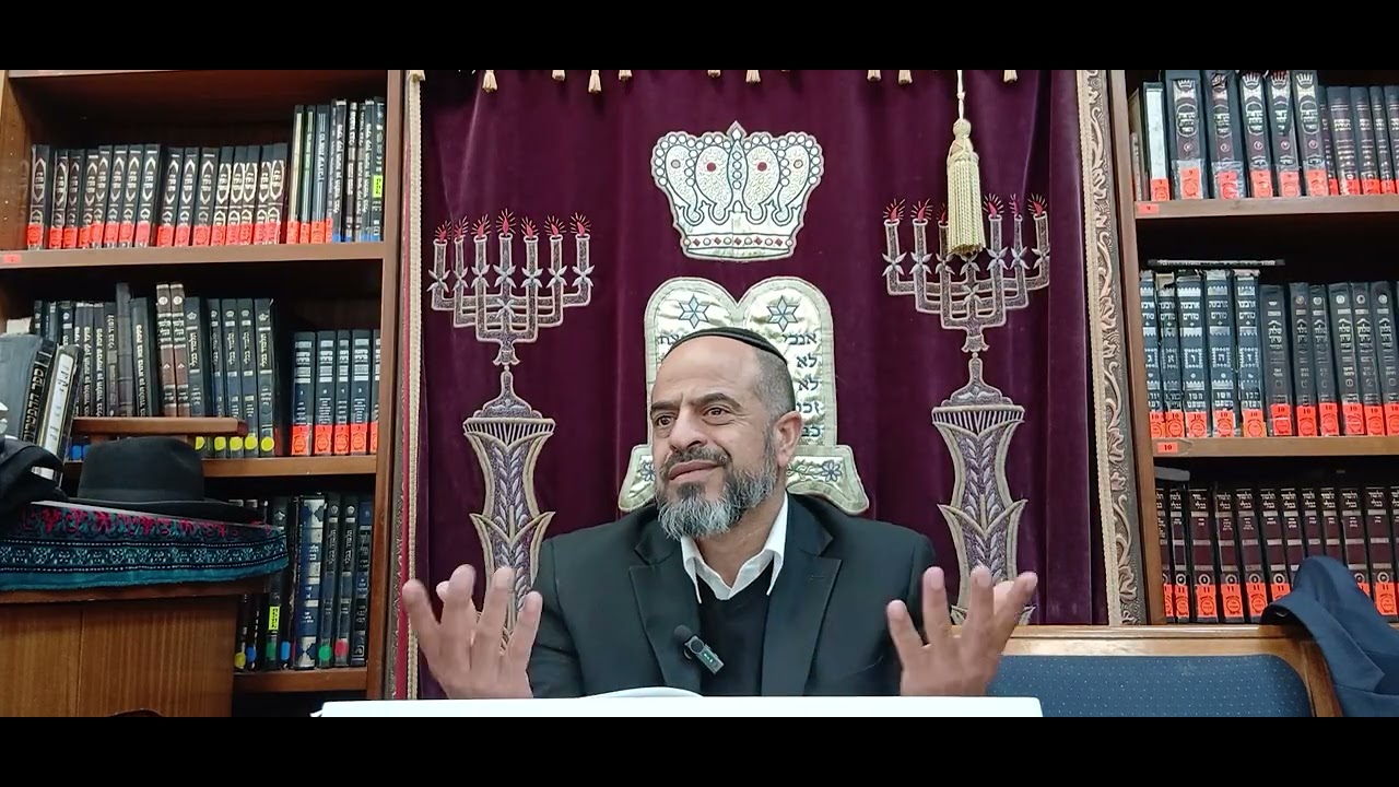 הרב נתנאל מליחי - משנכנס אדר מברים בשמחה - פרשת תצווה- ו' אדר - 23/02/26