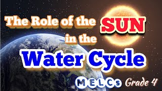 The Role of the Sun in the Water Cycle | MELCs in Grade 4 Science