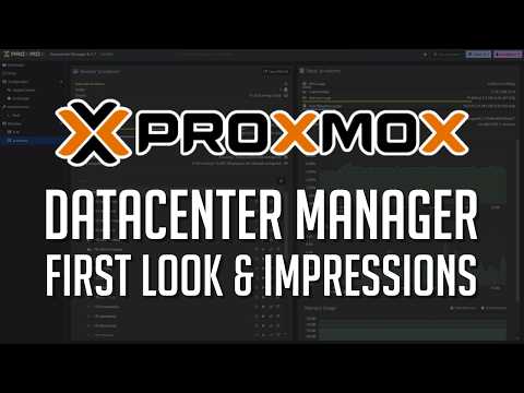 Proxmox Datacenter Manager