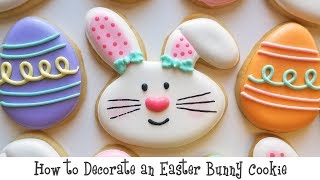 How to Decorate an Easter Bunny Cookie