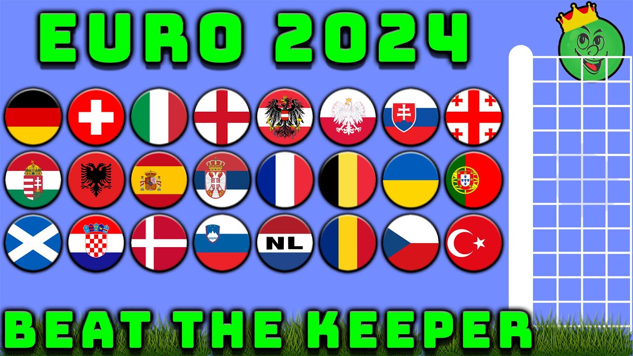 Euro 2024 Beat the Keeper Marble Race Tournament / Marble Race King