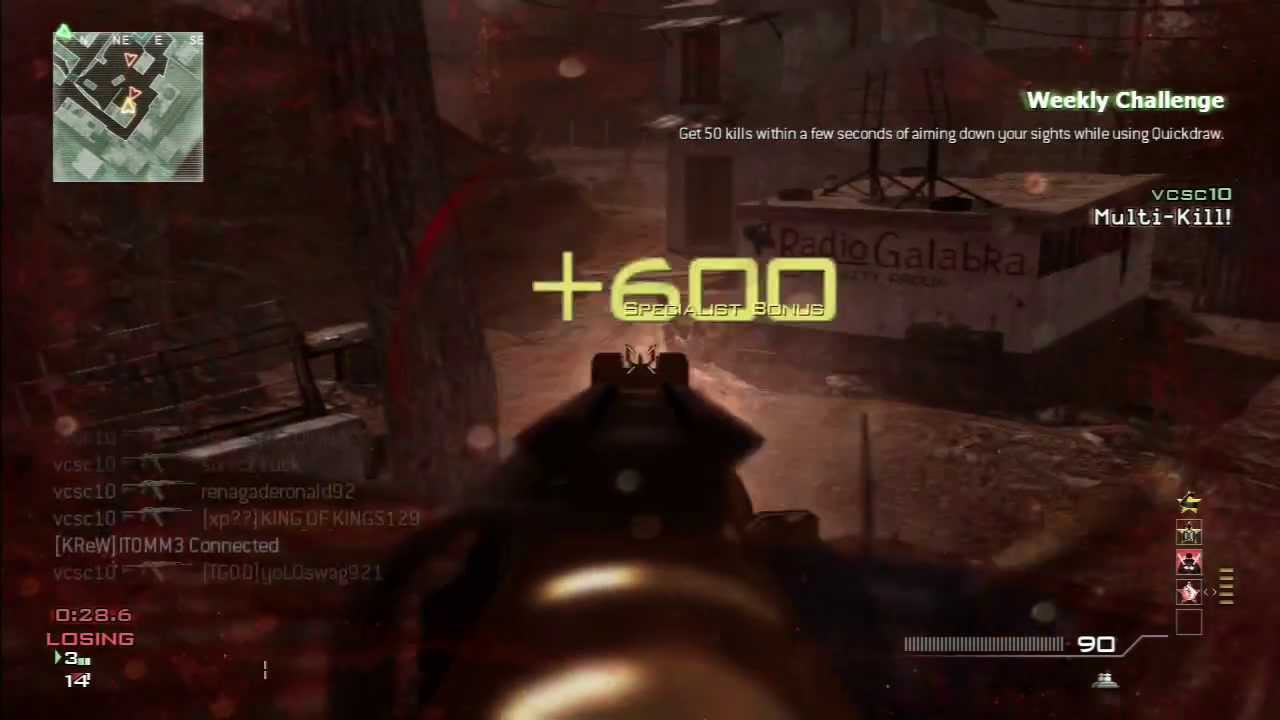 MW3 infected - 202 kills in 5 minutes