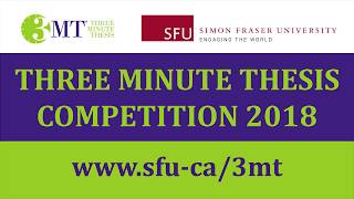 3MT SFU 2018: Matthea Wiebe