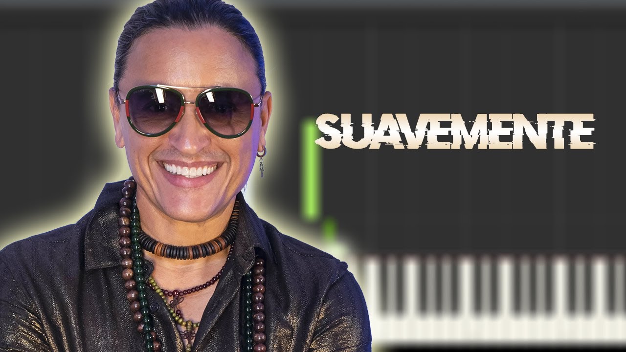 Elvis Crespo - Suavemente | Instrumental Piano Tutorial / Partitura /  Karaoke / MIDI