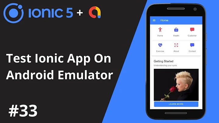 Ionic 5 Tutorial #33 - Test Ionic App On Android Emulator