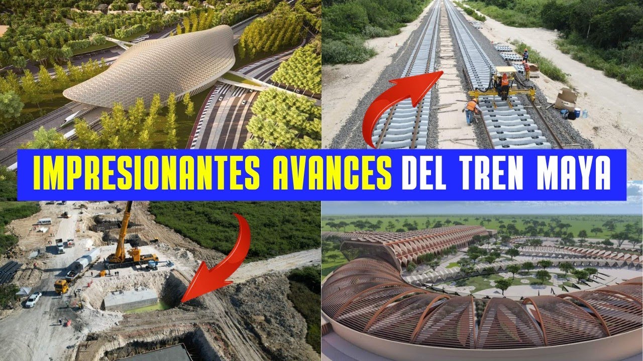 Mira estos sorprendentes avances de la construcción del Tren Maya 🇲🇽 ...