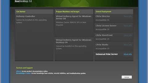 Citrix XenDesktop 7 Quick Deploy installation