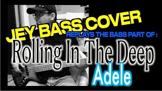 Rolling In The Deep / Adele / Bass Cover (  Bass Score)