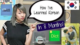How I've Learned Korean in 8 Months! (My Process and Tips)