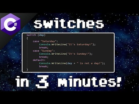 C# switches 🔀