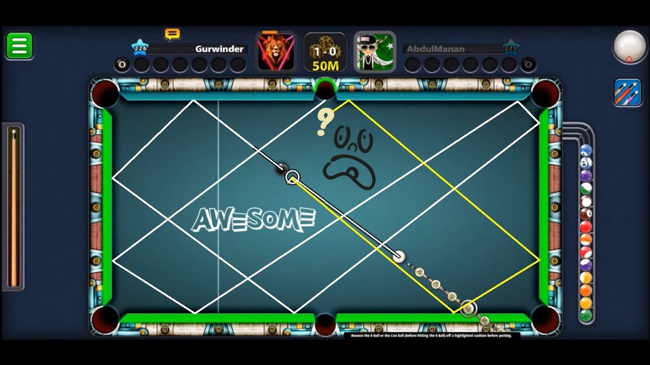 Berlin trickshot clearance||50 Million||Miniclip 8 ball pool||2018||No Hack | No Cheat||