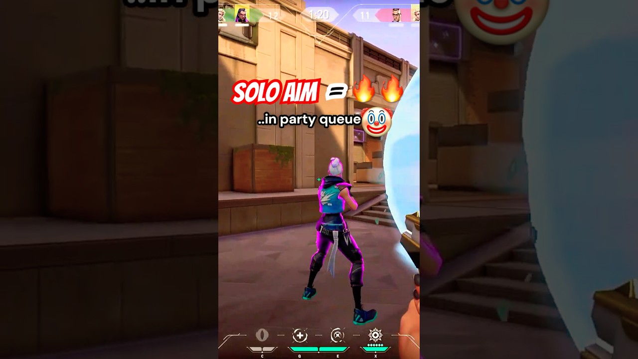 My Aim Solo vs My Aim With Friends 😂 | Valorant 