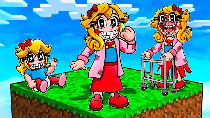 LA VIDA DE MISS DELIGHT EN UN CHUNK😱🍎BEBENOOBSI pero es UN CHUNK en MINECRAFT