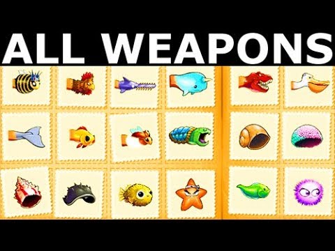 Octogeddon EXTRAS - All Animal DNA Upgrades, Weapons & Enemies