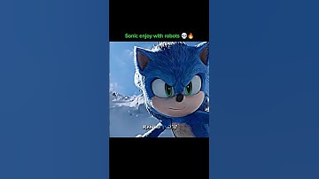 Sonic enjoy with robots 💀😱 | sonic the hedgehog | #sonic #edit #shorts