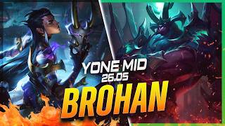 BROHAN - Yone vs Galio MID Patch 26.5 - Yone Gameplay