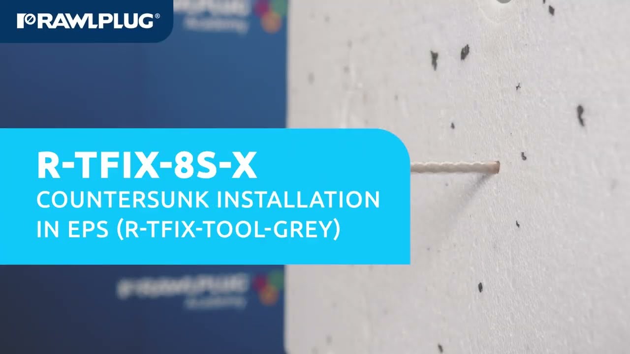 R-TFIX-8S-X: surface installation in EPS (R-TFIX-TOOL-GREY)