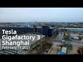 (February 11 2021 Happy CNY! )  Tesla Gigafactory 3 Shanghai 4K Video