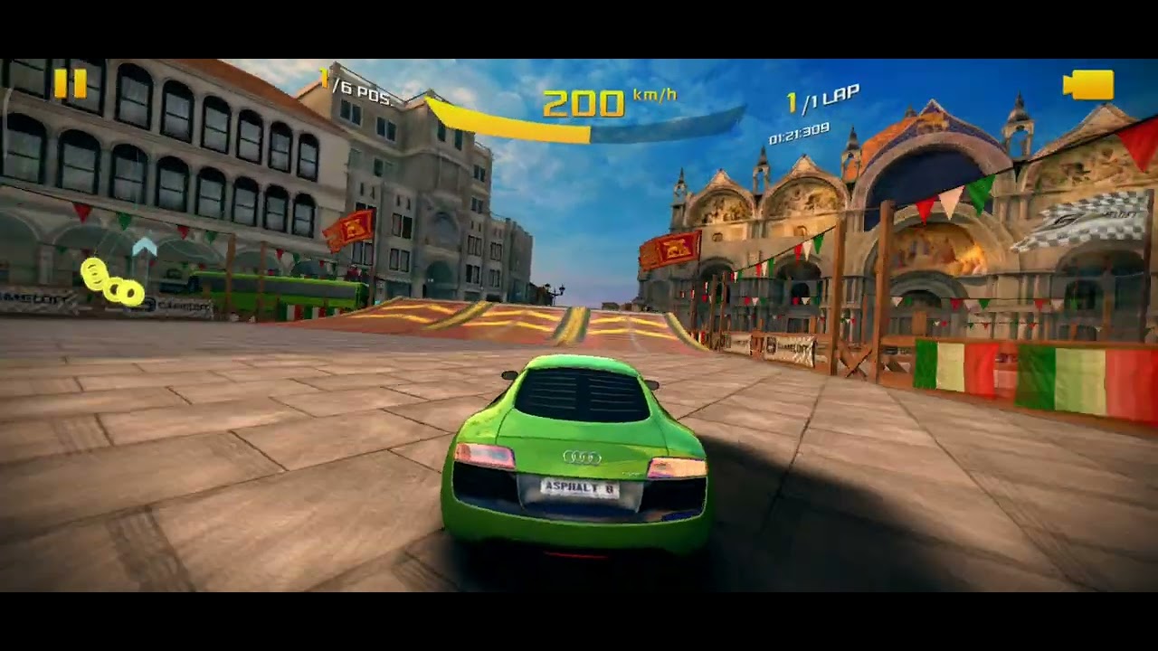 playing asphalt 8 for the first time #1 - YouTube