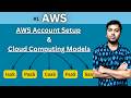 AWS Account Setup & Cloud Computing Models (IaaS, PaaS, CaaS, FaaS, SaaS)