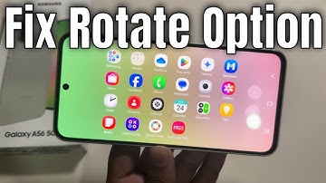 Fix auto rotate not working Samsung a56 5G (Easy Fix)