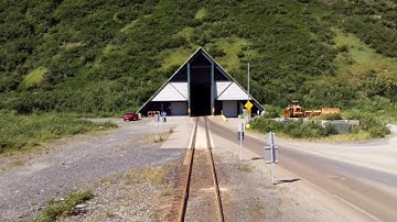 Alaska Railroad Through Whittier Tunnel