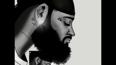 How To Draw Nipsey Hussle iPad Procreate / Speed Art