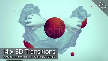 3D Transitions Pack | After Effects Project Files - Videohive template