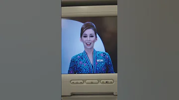 Fun Attention Grabbing #MalaysiaAirlines Inflight Safety Video played before takeoff! #flight