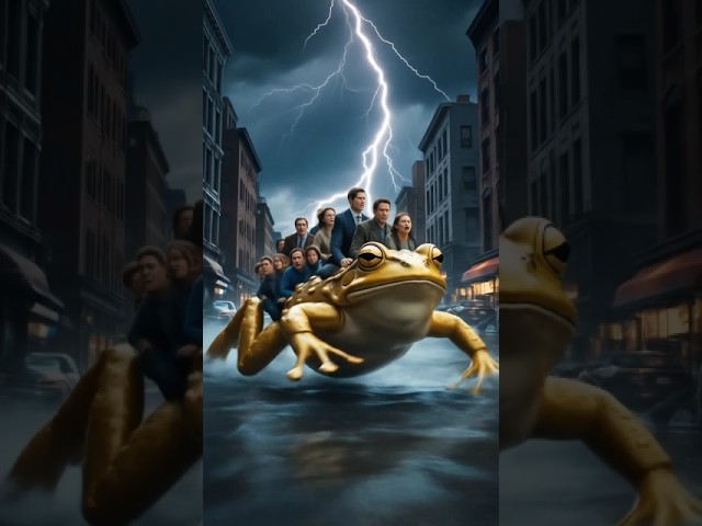 The Golden Frog Who Saved Hundreds of Lives | Magical Hero Story in Hindi" #frog #ai