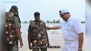 Floods In N. India Spread A Smile Bc With Bsf Setting Up Medical Camps. Save Lives Donate