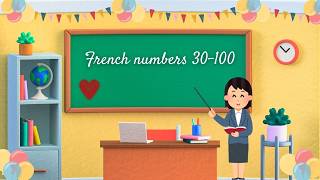 French numbers 30-100