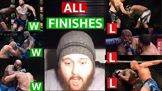 The MMA Guru REACTS To The RISE And FALL Of Derrick Lewis’ CAREER! (All Finishes)