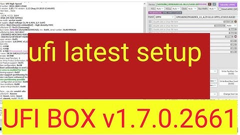 ufi box latest setup UFI BOX v1.7.0.2661👌 ufi ufs bug fix👍🏼#ufibox #latestsetup