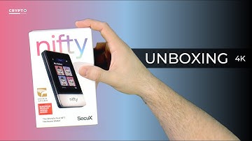 SecuX Nifty - NFT Hardware Wallet - Unboxing (4K)