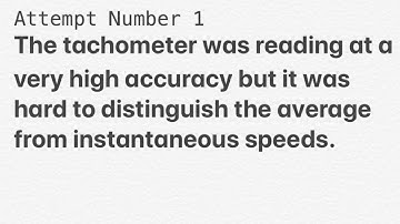 Tachometer Project