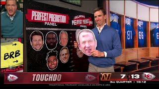 Eli removes Peyton off the Perfect Prediction Panel after Chiefs score a touchdown 😂 | ManningCast