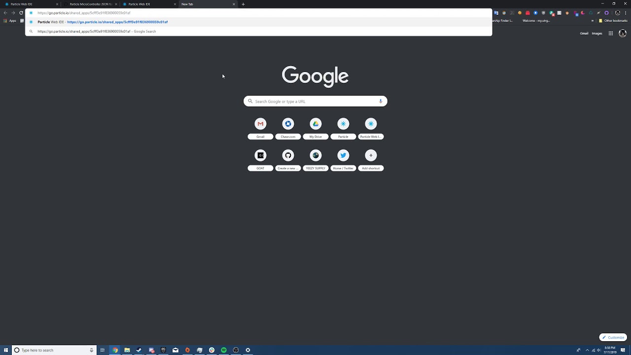 Particle Web IDE File Duplication Tutorial - YouTube
