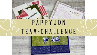 Pappyjon Team-Challenge | Thema Valentinstag | Teil 1 | Anfänger geeignet | Stampin Up