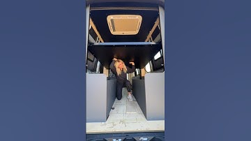 VANLIFE Build Series | Bed Lift Part 2! #vanlife #vanconversion  #diyvanbuild