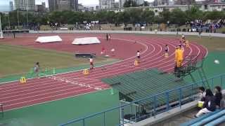 春季高校総体20140605　男子4×100mR準決勝1組